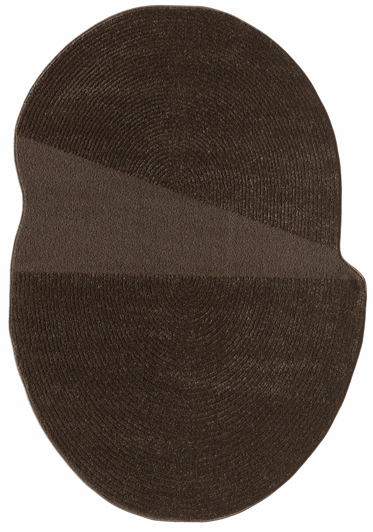 שטיח אלבה שייפ 08056A חום