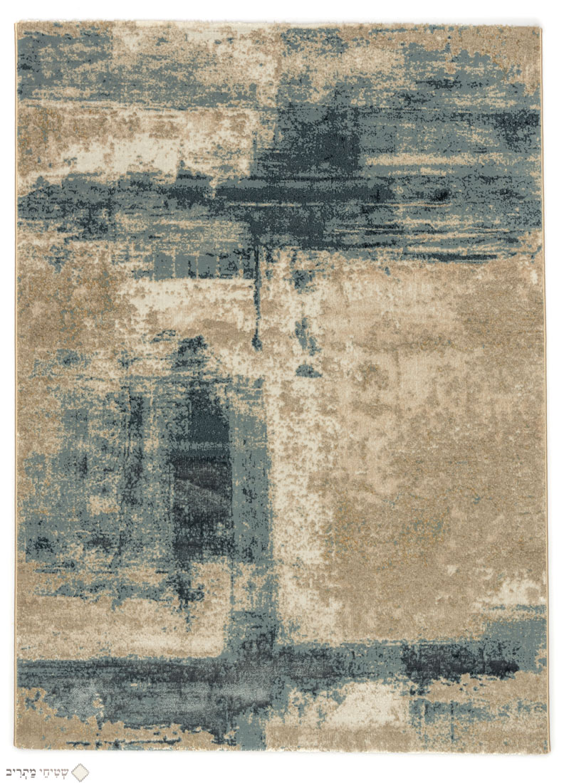 שטיח PICASO תכלת מסיב סינתטי בצפיפות גבוהה