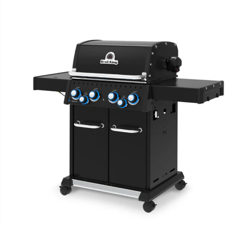 גריל גז ברון IR490S Broil King תצוגה - Grill Master | גריל מאסטר – מבט מצד שמאל