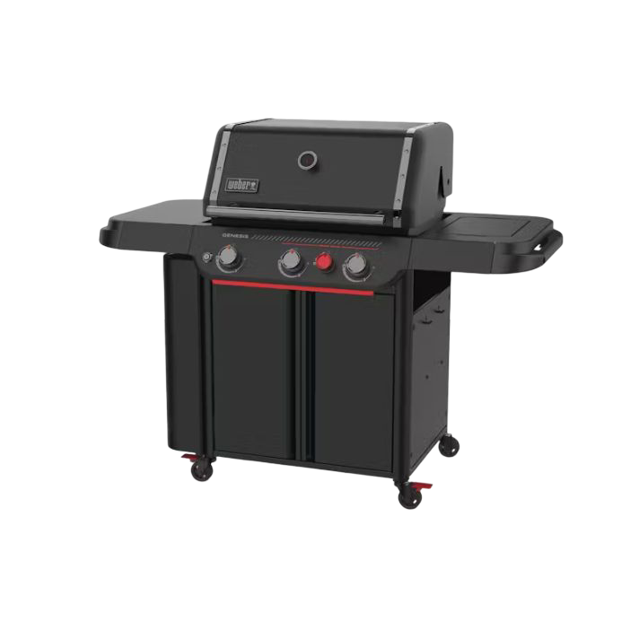 גריל גז איכותי להזמנה אונליין Grill Master - Weber Genesis E-335 – מבט מצד שמאל